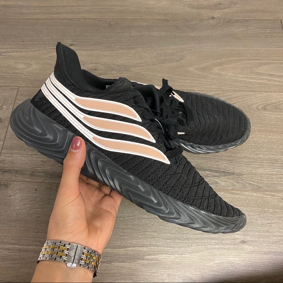 Adidas | Sobakov Core Black Chalk Coral Size 9 NWT - Picture 10 of 13